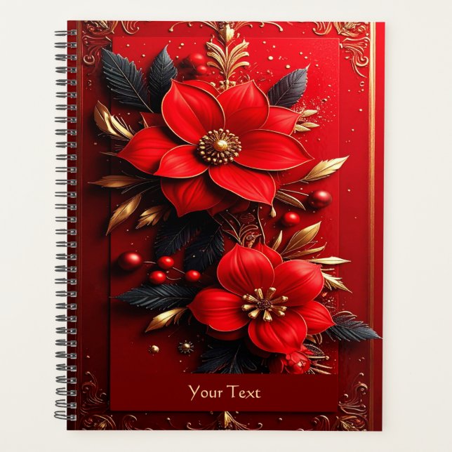 Agenda Férias das Flores Vermelhas (Frente)