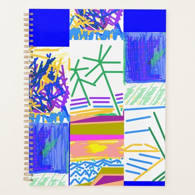 Agenda Férias de Destino Abstrato festivo (Frente)