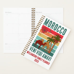 Agenda Férias de Reunião de Família Viagem Grupo Marrocos