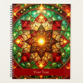 Agenda Férias Vermelho Verde Decorativas