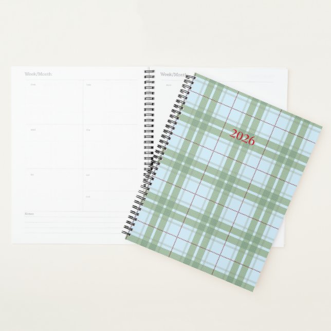 Agenda Fern Green Xadrez Planner (Exibição)