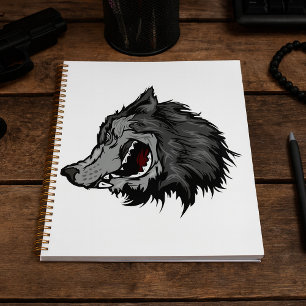 Agenda Feroz Wolf Head Bold Wild Animal