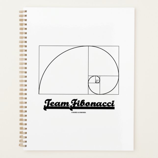Agenda Fibonacci Equipe (Espiral Fibonacci) (Frente)