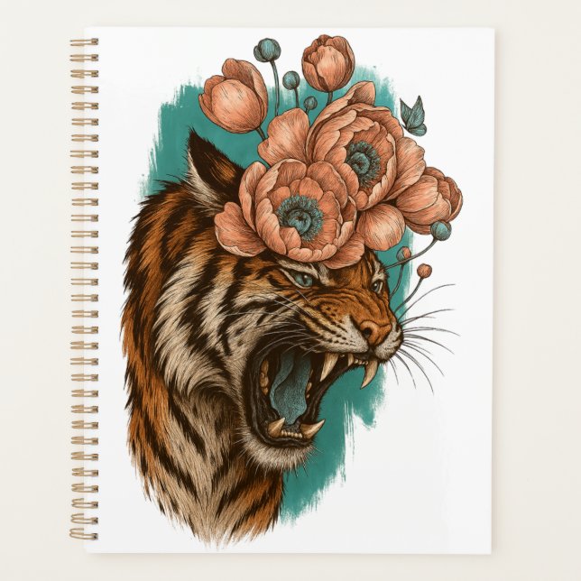 Agenda Fiery Tiger Bloom (Frente)