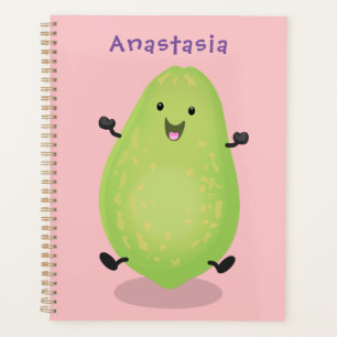 Agenda Figura de desenho animado da pata de papaya kawaii