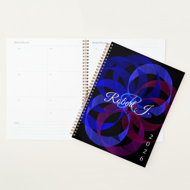 Agenda Figure 8 Geometric Spiral Planner (Exibição)