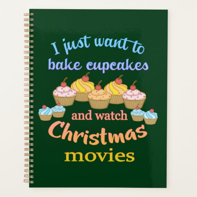 Agenda Filmes de Natal e Cupcakes (Frente)