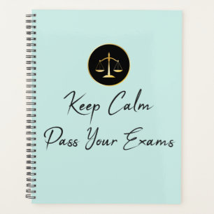 Agenda Fique Calmo. Passar Os Seus Exames