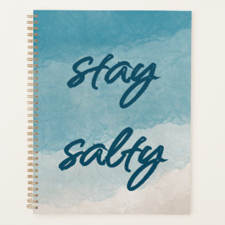 Agenda Fique Salgado - Planner Abstrato de Design Costeir