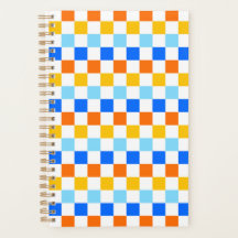 Fire and ice checkerboard pattern