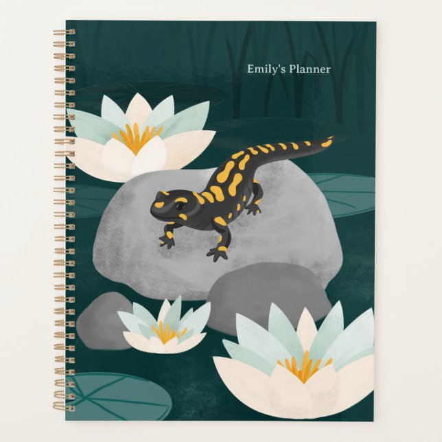 Agenda Fire Salamander Midnight Pond Personal (Frente)