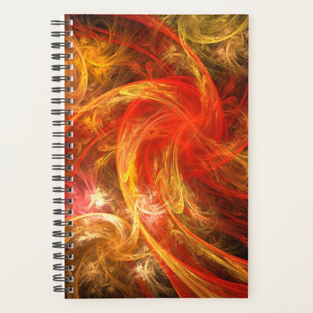 Agenda Firestorm Abstrato-Art (Frente)