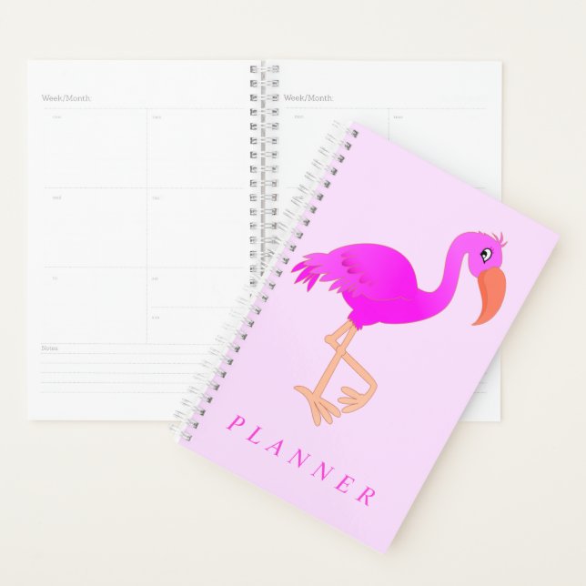 Agenda Flamingo Bonito - Feliz (Exibição)