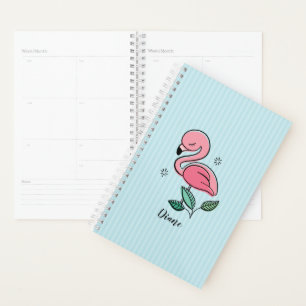Agenda Flamingos bonito Rosa