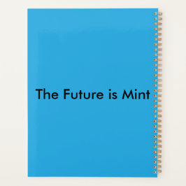 Agenda Flat Sky Blue Background for Web & Print