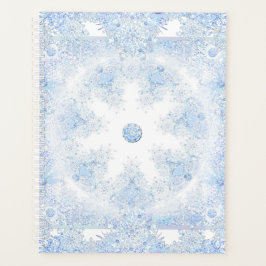Agenda Floco de neve azul-gelo