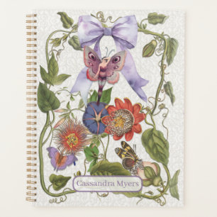 Agenda Flor Arco Roxo-, Encantada, De Fada Encantada