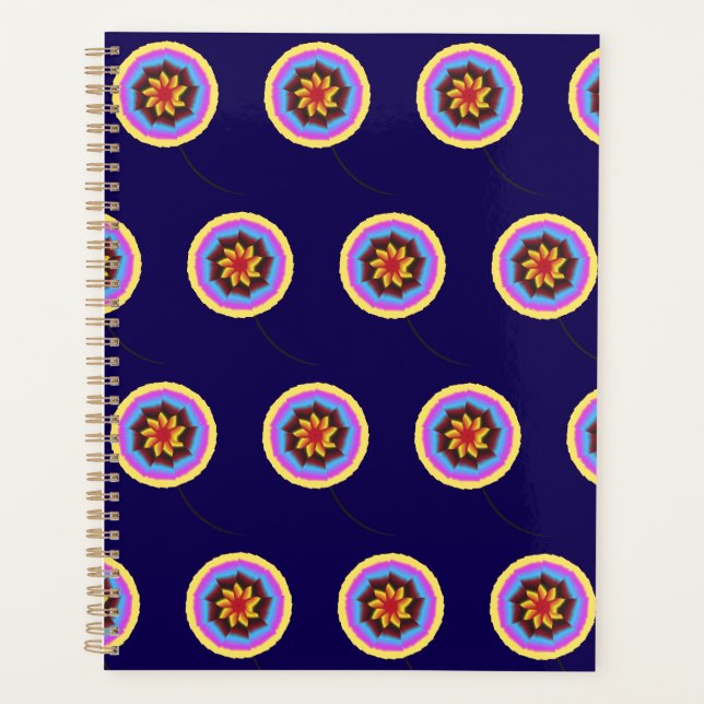 Agenda Flor Azul  (Frente)