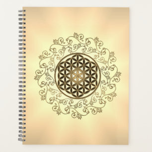Agenda Flor da Vida - Mandala de Enfeites Antigos 2