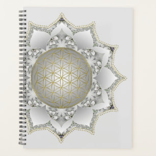 Agenda Flor Da Vida - Mandala De Flores 1