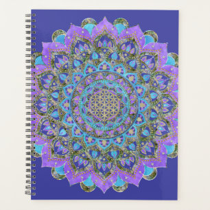 Agenda Flor Da Vida - Mandala Estilo Índia 2