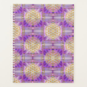 Agenda FLOR DA VIDA - Padrão contínuo Yantra