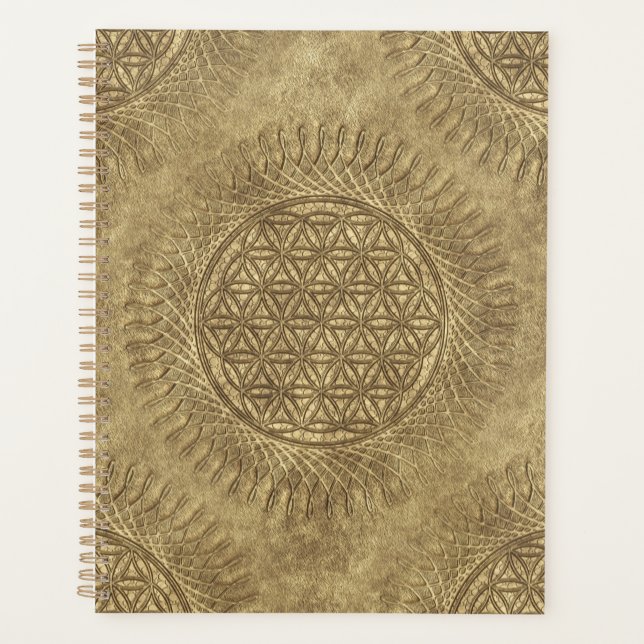 Agenda Flor Da Vida - sol - padrão contínuo 4 (Frente)