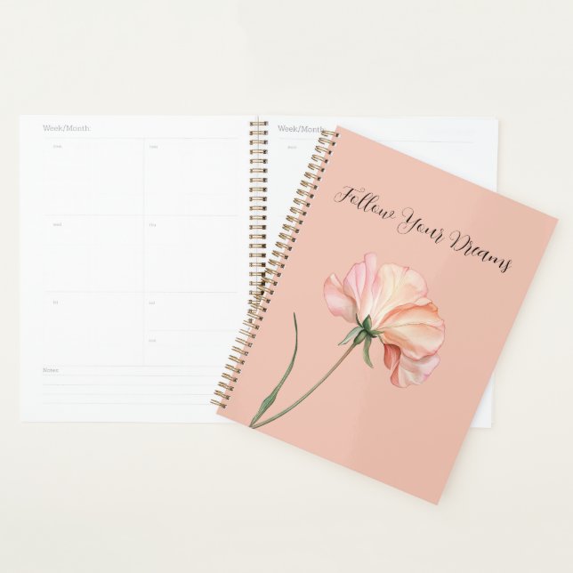 Agenda Flor de Pêssego Bonita (Exibição)