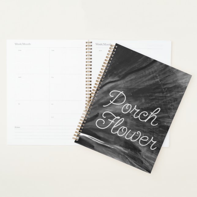 Agenda Flor de Portas / Preto e Branco / (Exibição)