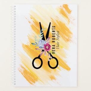 Agenda Flor de Salão Dourado Stylist & Beauty Salon