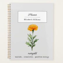 FLOR DO NASCIMENTO MARIGOLD DE OUTUBRO PERSONALIZA