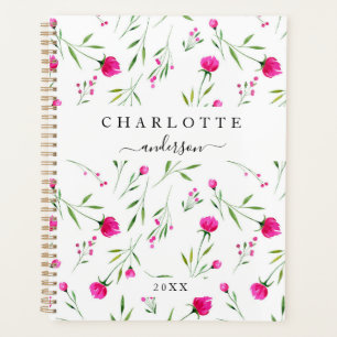 Agenda Flor moderna, simples, elegante