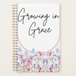 Agenda Flor rosa-Blush