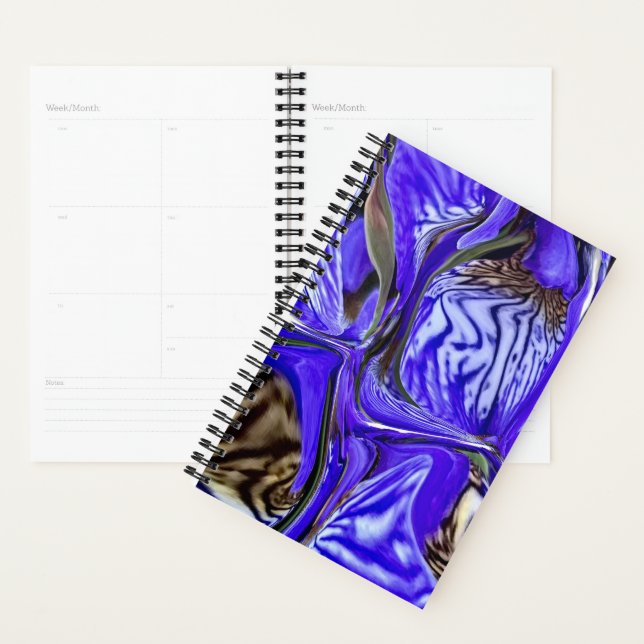 Agenda Flor Roxo-Íris (Exibição)