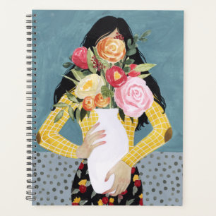 Agenda Flor Vase Girl