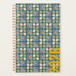 Agenda FLORA BLUSH - Botanical Pattern Planner