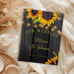 Agenda Florais rústicos elegantes noiva e noivo casamento