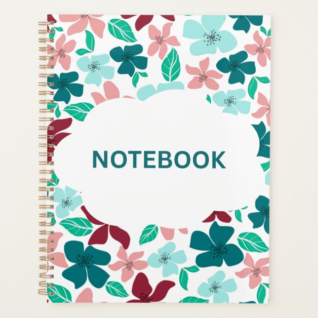 Agenda Floral Background | Vibrant Artistic Design (Frente)