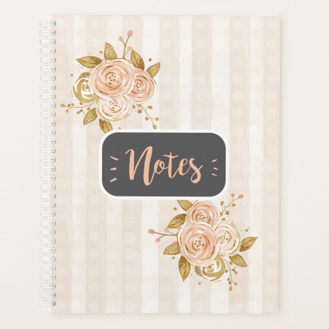 Agenda Floral Bliss Female Planner (Frente)