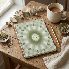 Agenda Floral boho colorido boêmio caprichoso