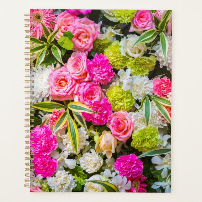 Agenda Floral Burst – Elegant Garden  (Frente)