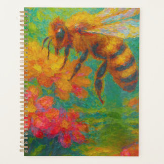 Agenda Floral Buzz: Notebook de abelha ecológico
