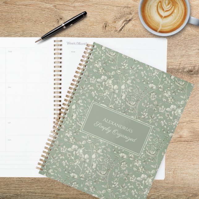 Agenda Floral Country Sage (Criador carregado)