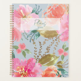 Agenda Floral de Aquarela