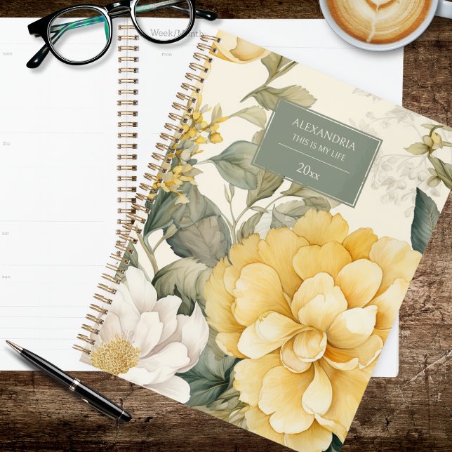 Agenda Floral Delicado (Criador carregado)