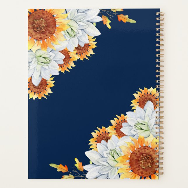 Agenda Floral Fall Inspire School (Verso)