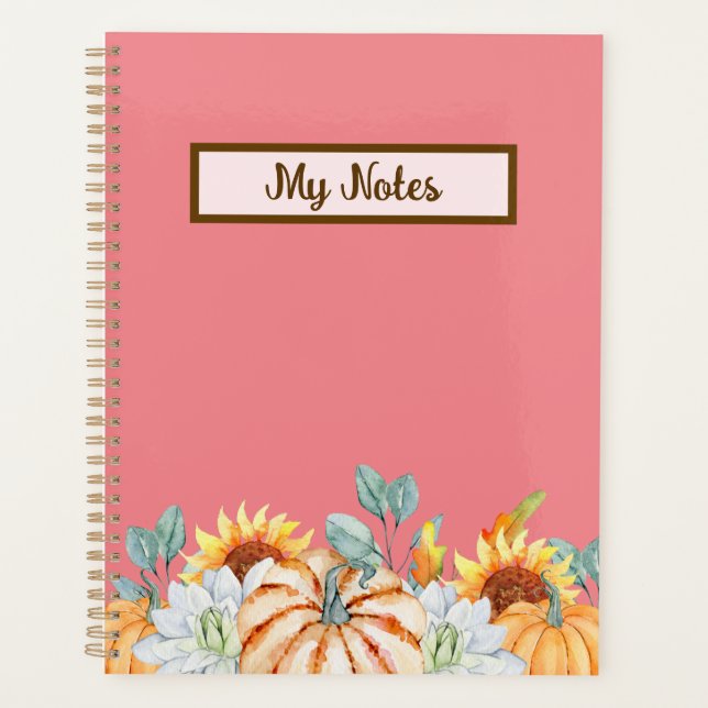 Agenda Floral Fall Inspire School (Frente)