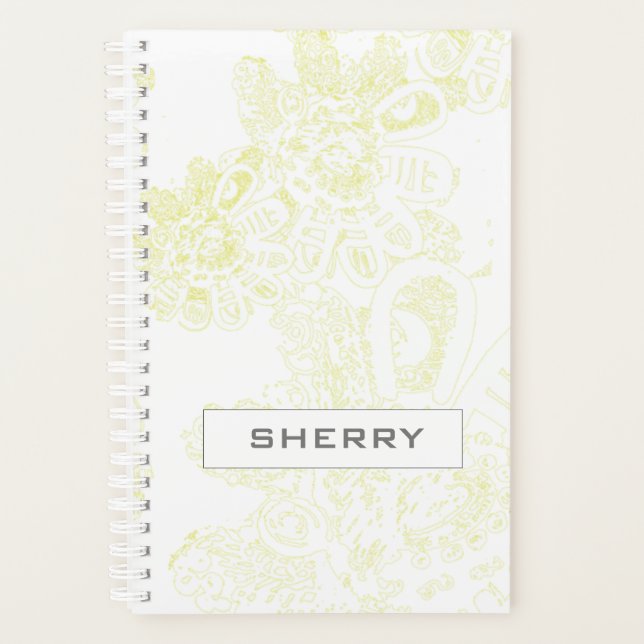 Agenda Floral Fantasy Monographic Planner (Frente)