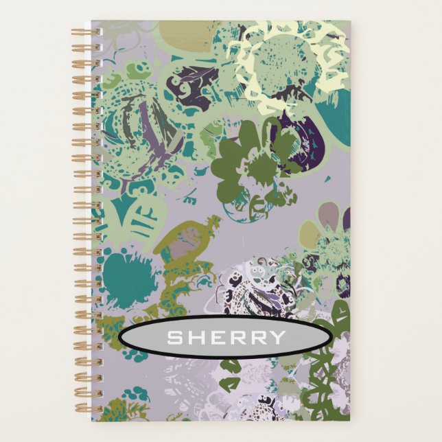 Agenda Floral Fantasy Monographic Planner (Frente)