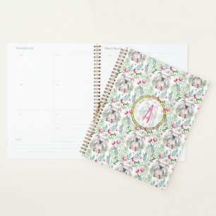 Agenda Floral KOALA BEAR Monograma Raparigas Quarto